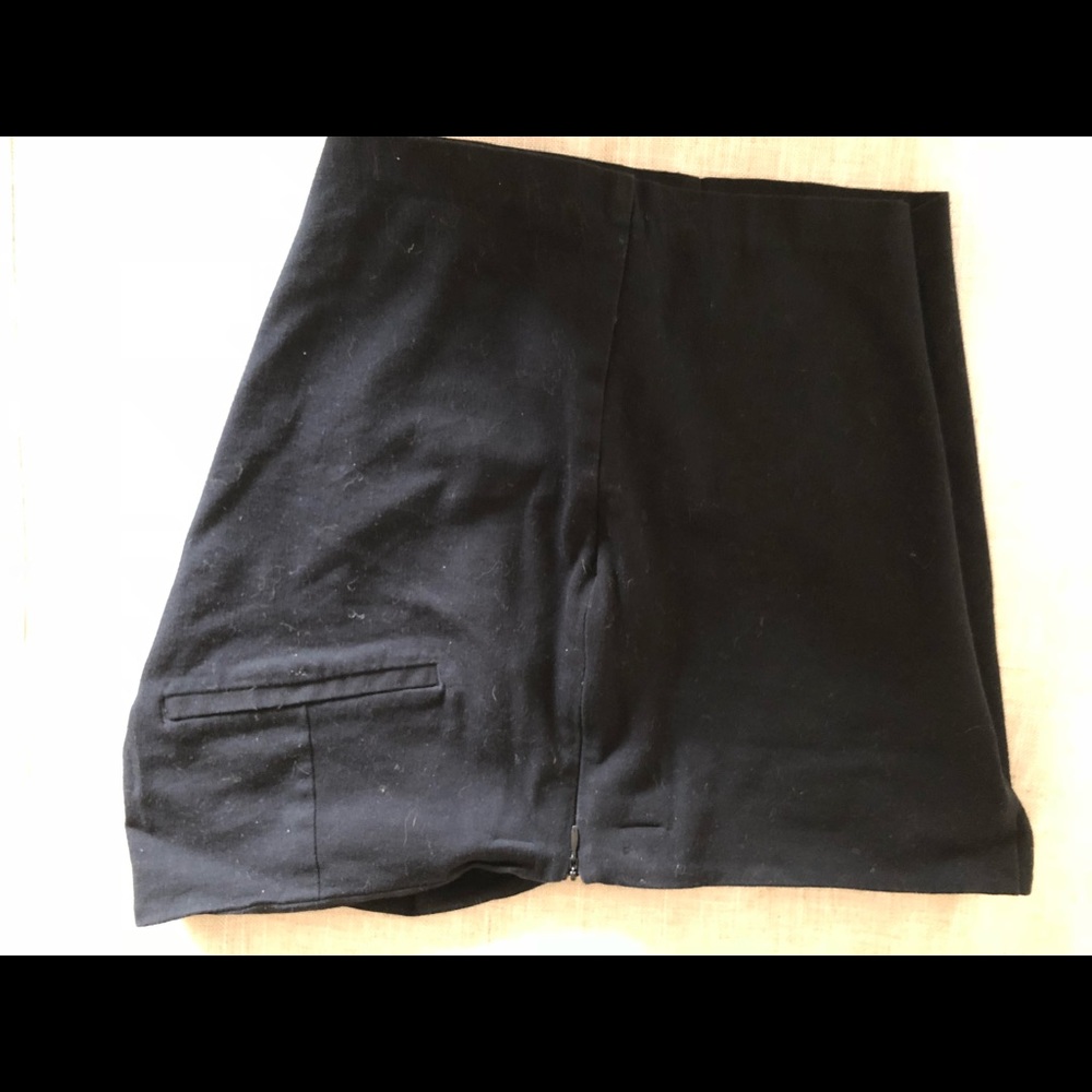 Black hot pants shorts